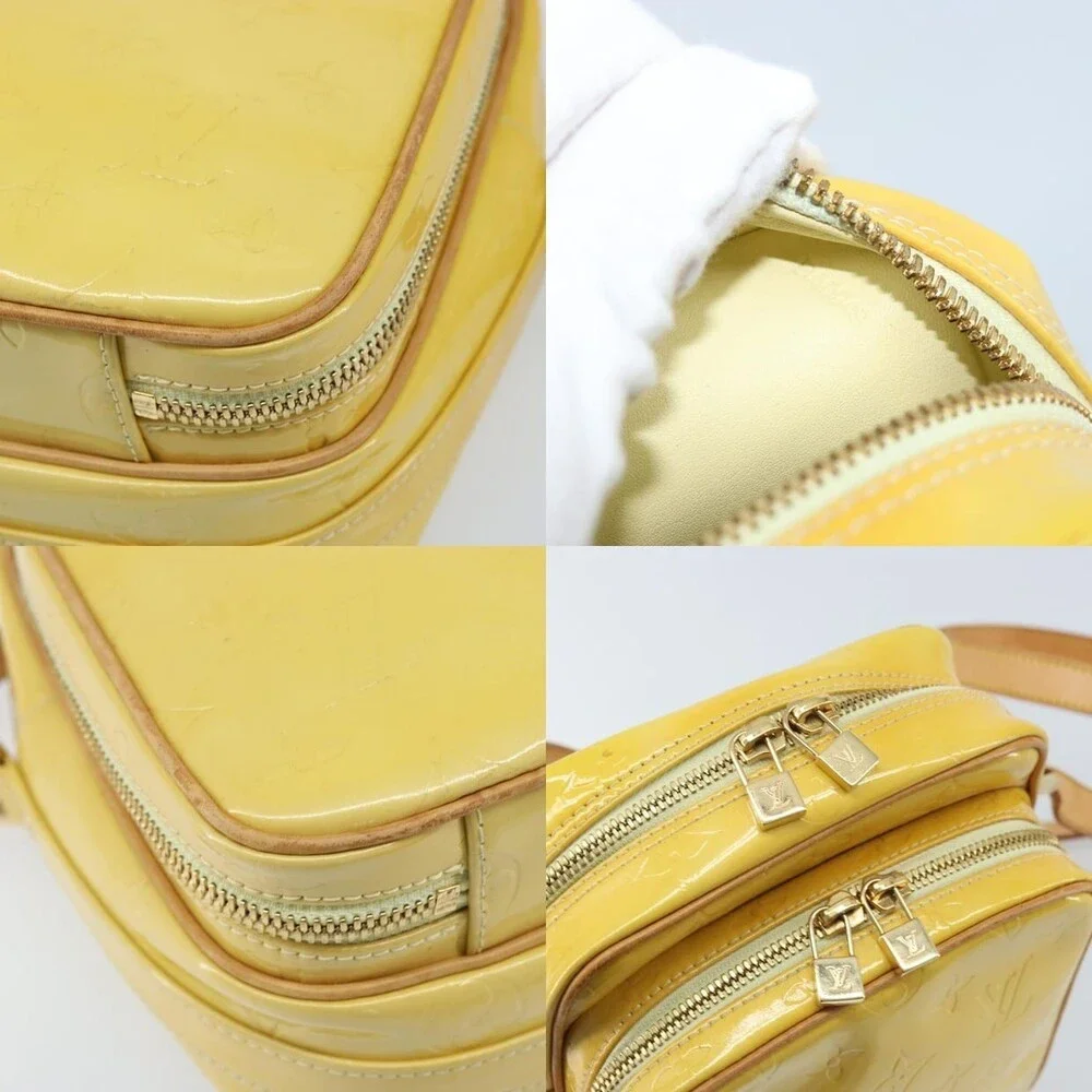 Louis Vuitton Monogram Vernis Wooster Bag Lime Yellow